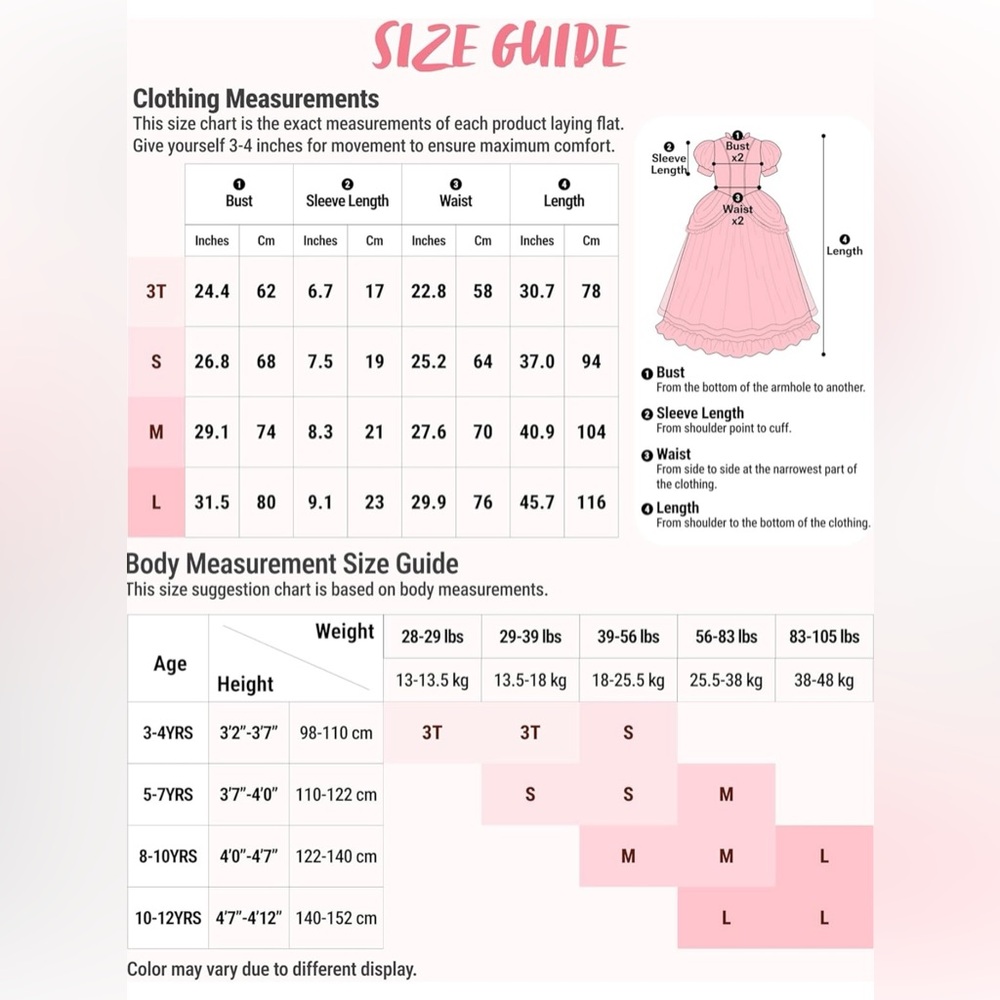 Spooktacular Creations Princess Peach Costume 3T Dress Wig Accessories Set - Picture 15 of 16